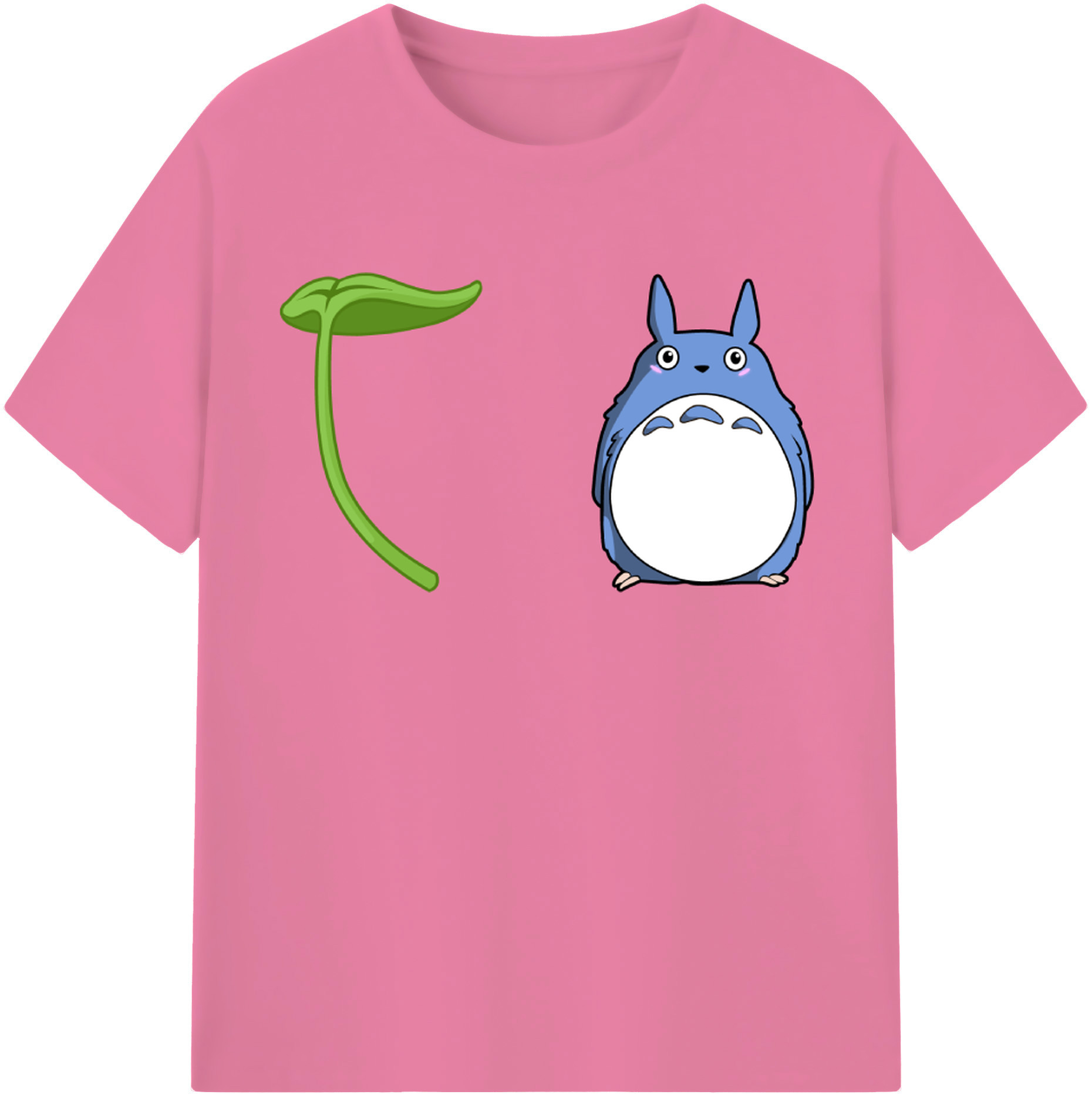 （画像用） となりのトトロ 草壁メイ 草壁サツキ My Neighbor Totoro Satsuki Kusakabe Mei Kusakabe 綿100％半袖Tシャツ（フロントプリント）